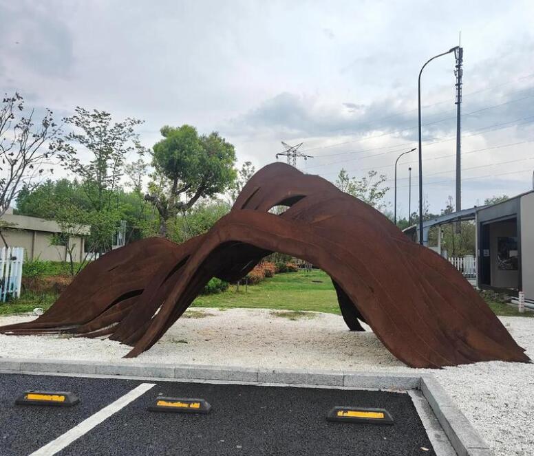 曲松耐候钢板造型